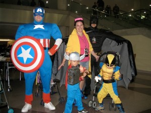 Avengers Family NY ComicCon 2010