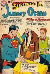 Superman as Jimmy Olsen's dad