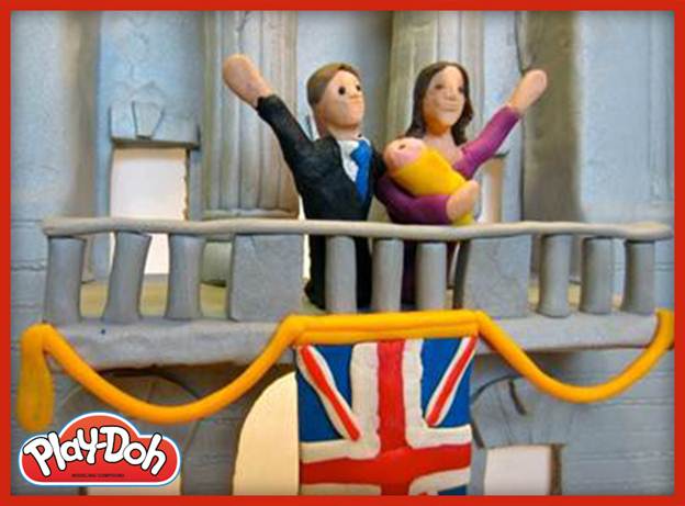 Play-Doh Royal Baby and Family