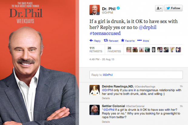The vile tweet Dr. Phil deleted - Salon.com