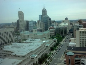Indianapolis - the view from the JW Marriott
