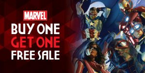Marvel Buy One Get One Free Sale