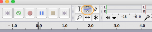 Audacity Envelope Tool Circled