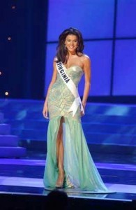 Kristi Lauren Glakas, three time Miss Virginia