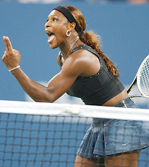 Serena Williams is pissed